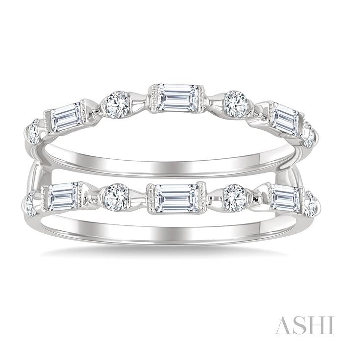 Baguette Diamond Insert Ring