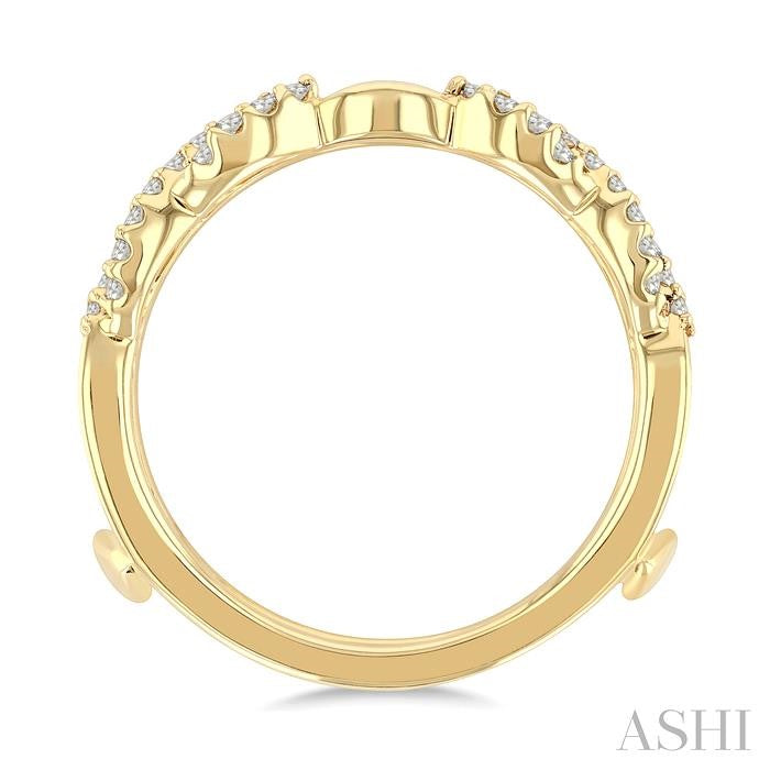 Twisted Diamond Insert Ring