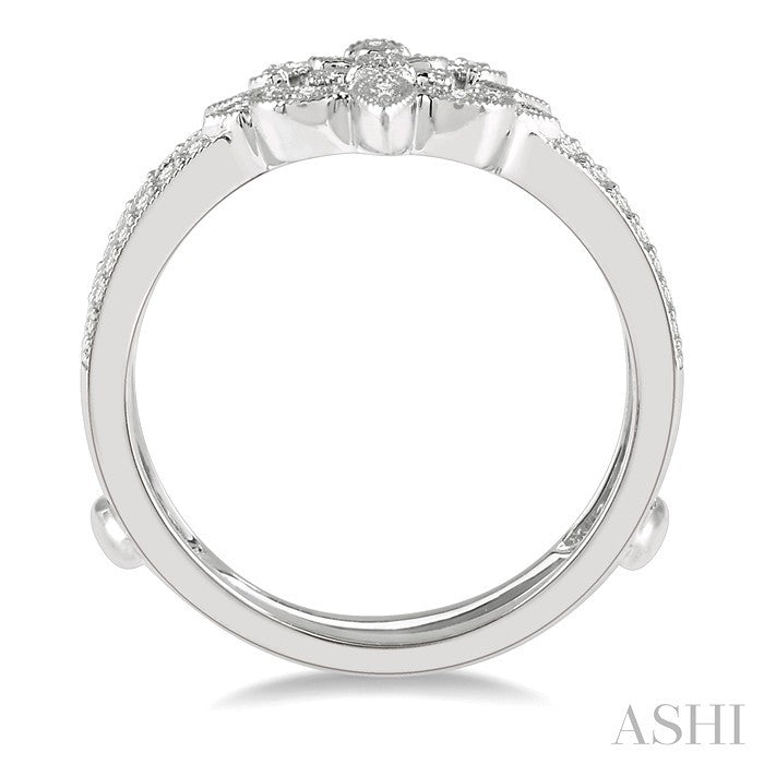 Fleur De Lis Diamond Insert Ring