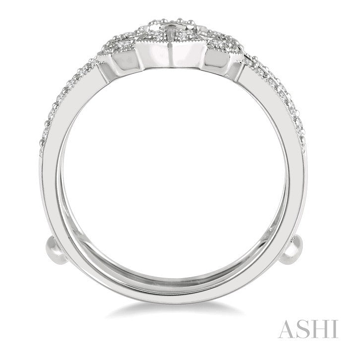 Chevron Diamond Insert Ring