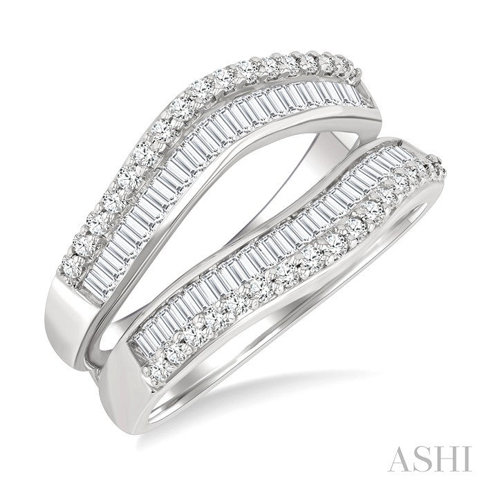 Baguette Diamond Insert Ring
