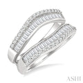 Baguette Diamond Insert Ring