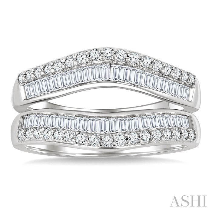 Baguette Diamond Insert Ring