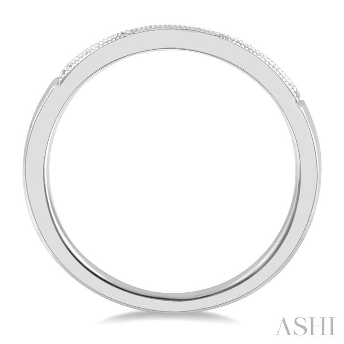 Curved Diamond Wedding Band