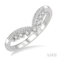 Chevron Diamond Fashion Ring