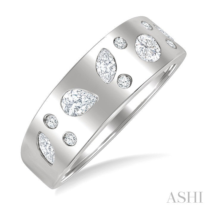 Mixed Shape Diamond Fashion Band