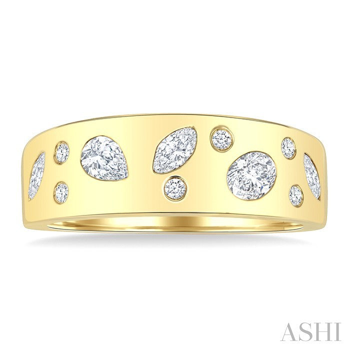 Mixed Shape Diamond Fashion Band
