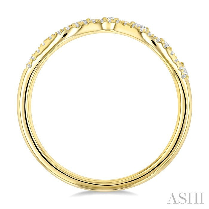Double Row Diamond Fashion Band