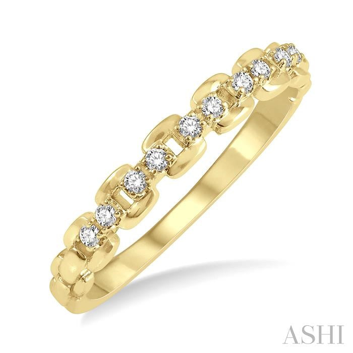 Stackable Link Diamond Fashion Band
