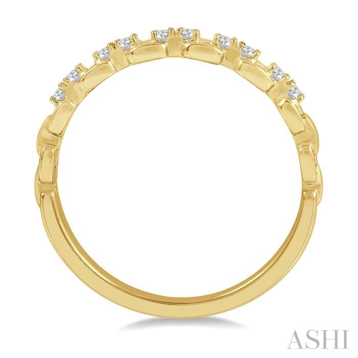 Stackable Link Diamond Fashion Band