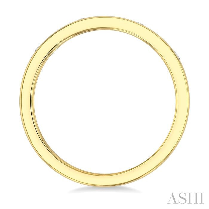 Flush Bezel Set Diamond Fashion Band