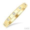 Flush Bezel Set Diamond Fashion Band