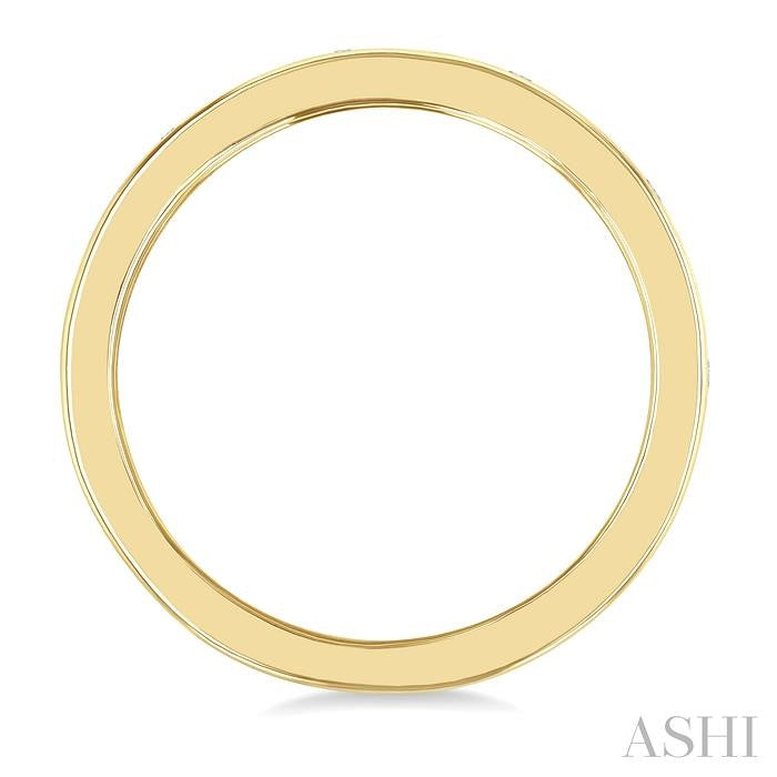 Flush Bezel Set Diamond Fashion Band