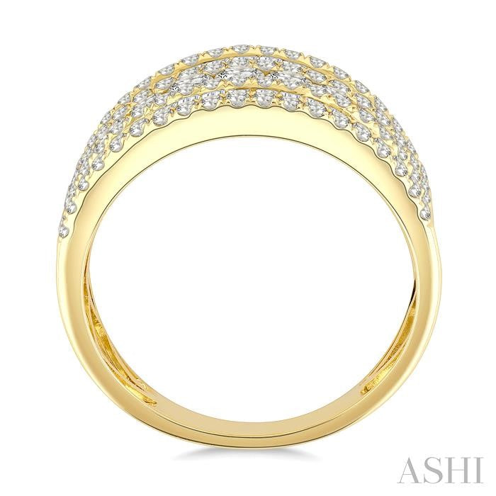 Baguette Diamond Fashion Bold Band