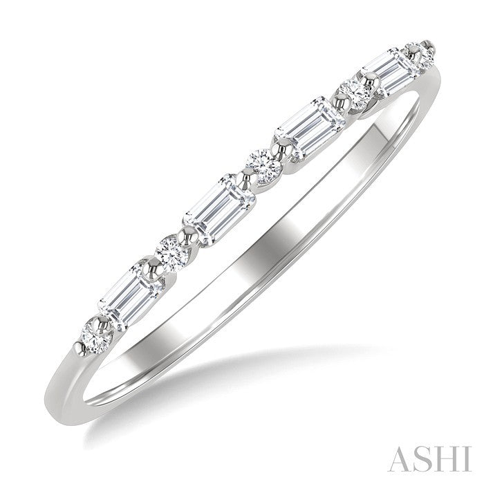 Stackable Baguette Diamond Fashion Band