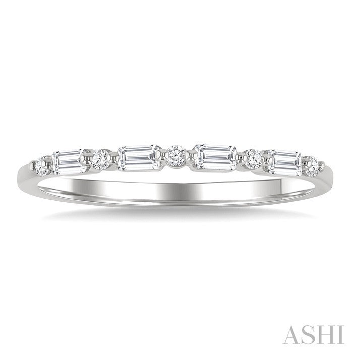 Stackable Baguette Diamond Fashion Band
