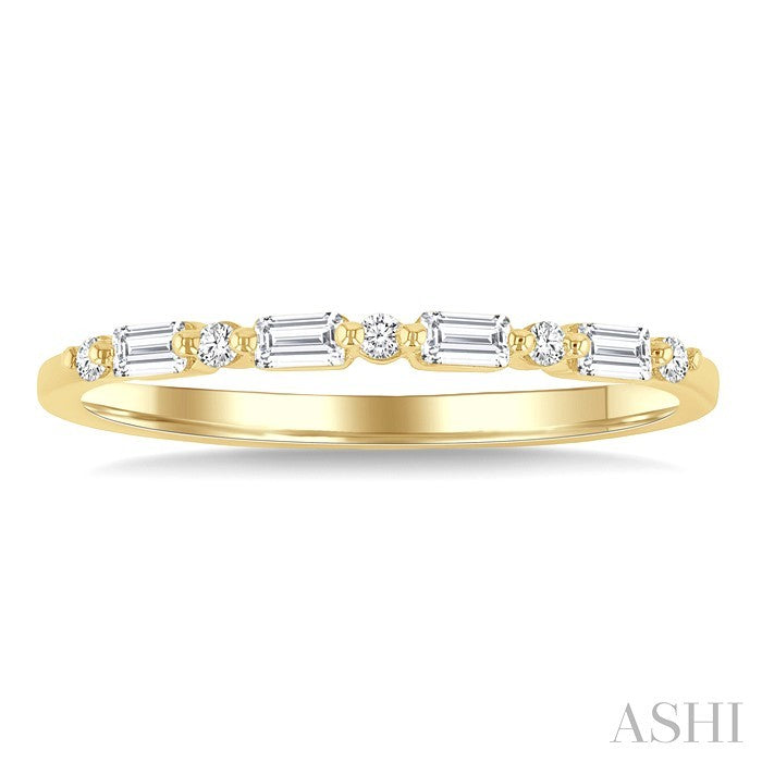 Stackable Baguette Diamond Fashion Band