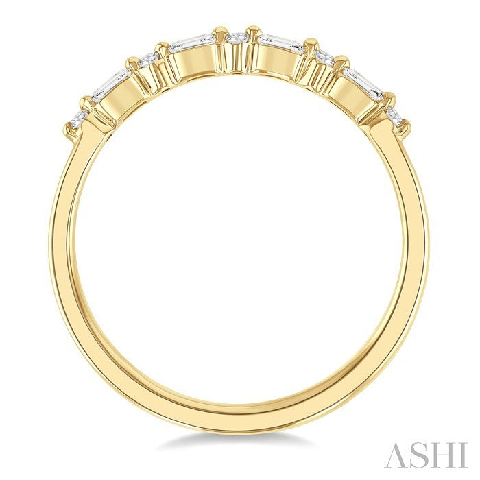 Stackable Baguette Diamond Fashion Band
