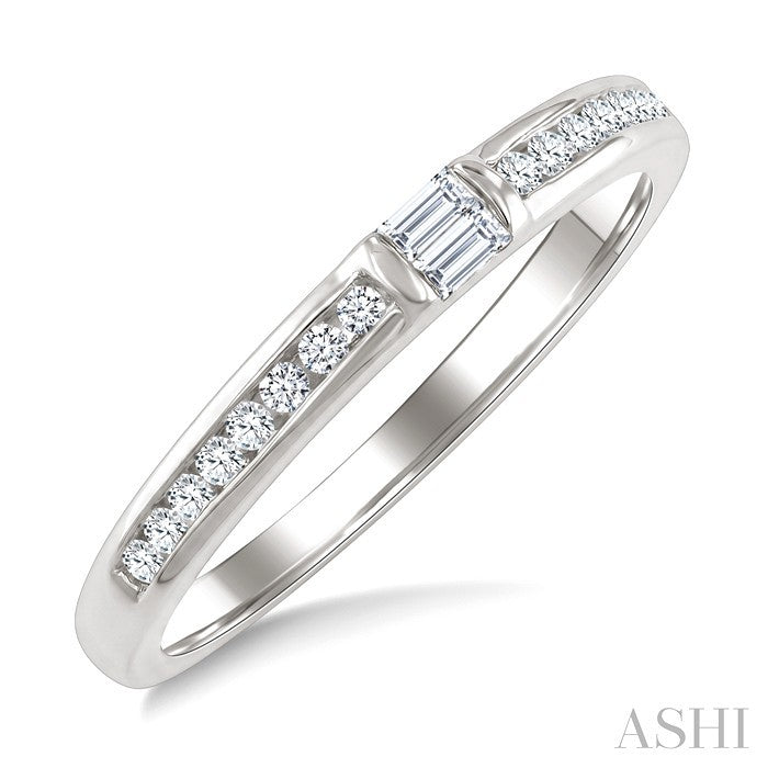 Stackable Baguette Diamond Fashion Band