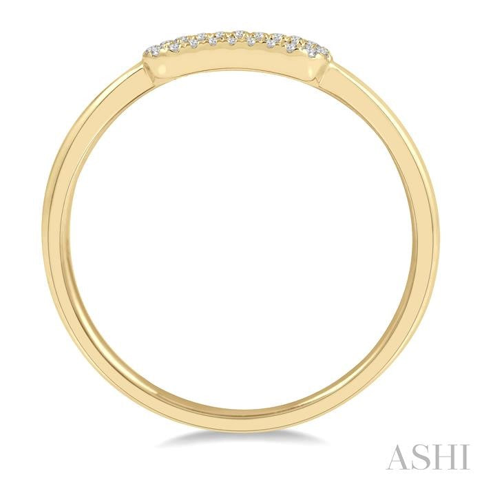 Paperclip Diamond Fashion Ring