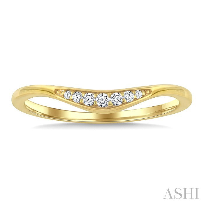 Stackable Curved Diamond Fashion Band