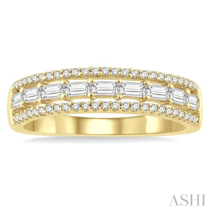 Baguette Diamond Fashion Band