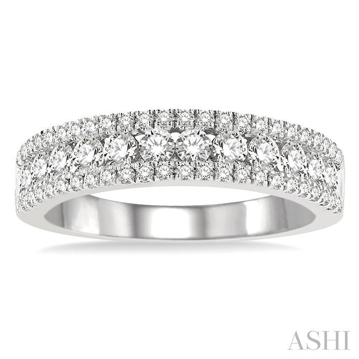 Channel Set Diamond Wedding Band