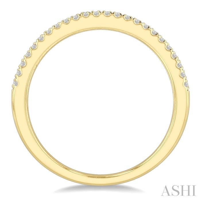 Channel Set Diamond Wedding Band