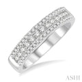 Channel Set Diamond Wedding Band