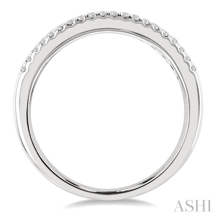 Channel Set Diamond Wedding Band