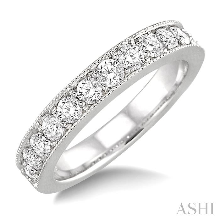 Channel Set Diamond Wedding Band