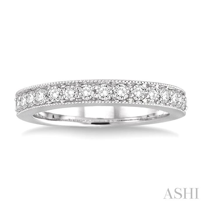 Channel Set Diamond Wedding Band