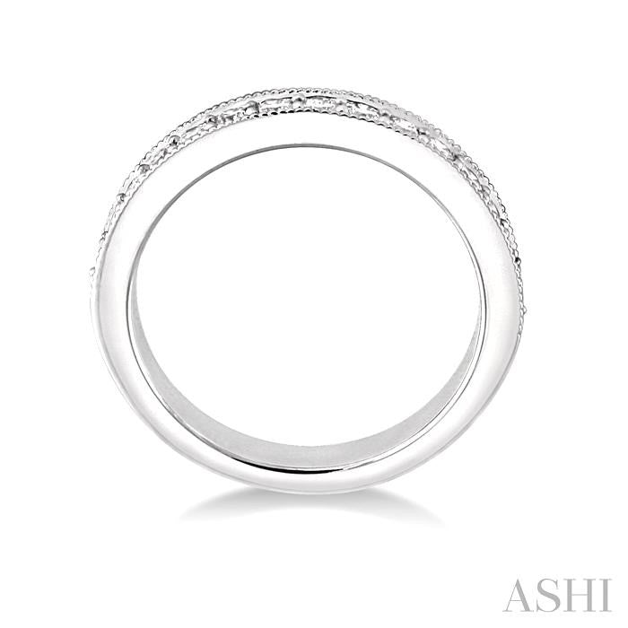 Channel Set Diamond Wedding Band