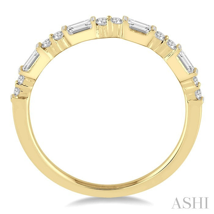 Baguette Diamond Wedding Band