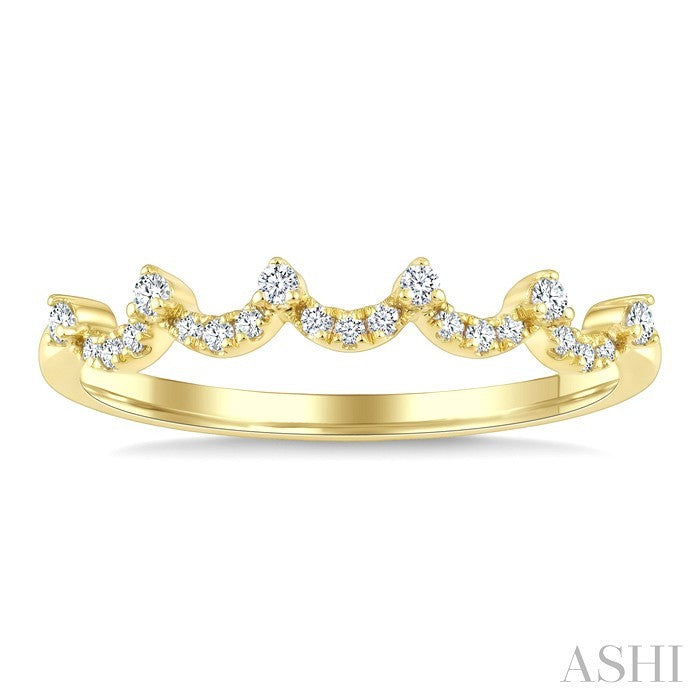 Wave Diamond Stackable Fashion Band