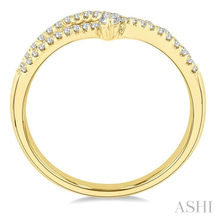 Chevron Diamond Fashion Ring