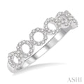 Circle Diamond Stackable Fashion Band