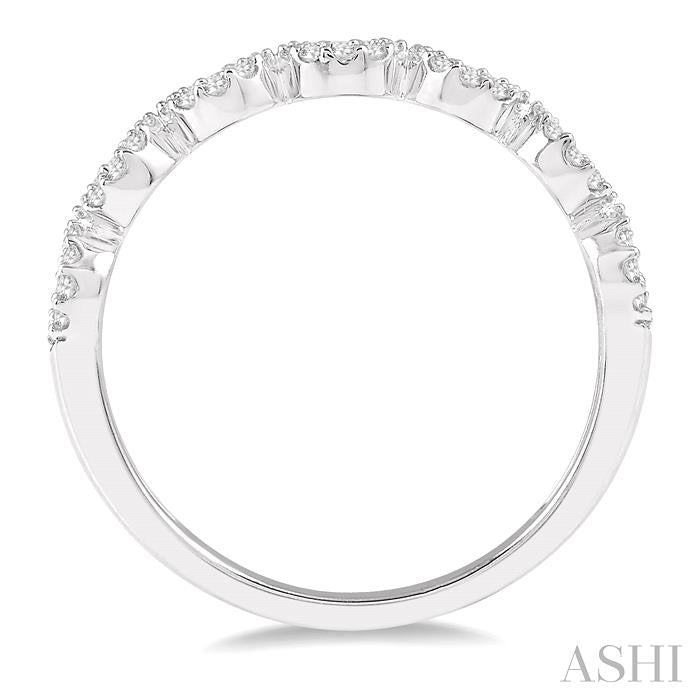 Circle Diamond Stackable Fashion Band