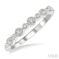 Round Shape Stackable Diamond Wedding Band