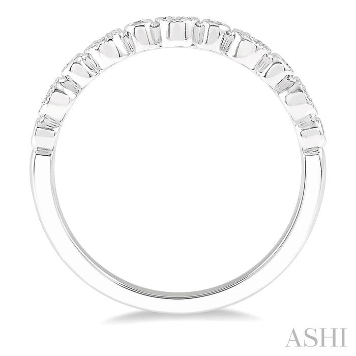 Round Shape Stackable Diamond Wedding Band