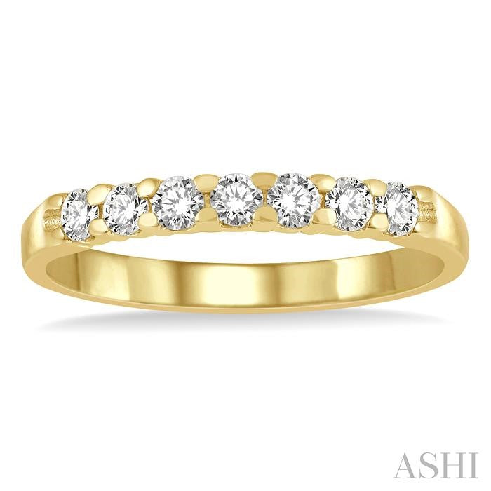7 Stone Diamond Wedding Band