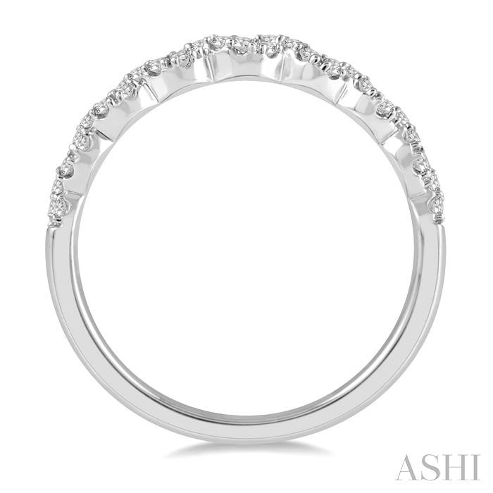 Twisted Diamond Stackable Fashion Band