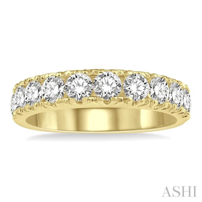 11 Stone Diamond Wedding Band