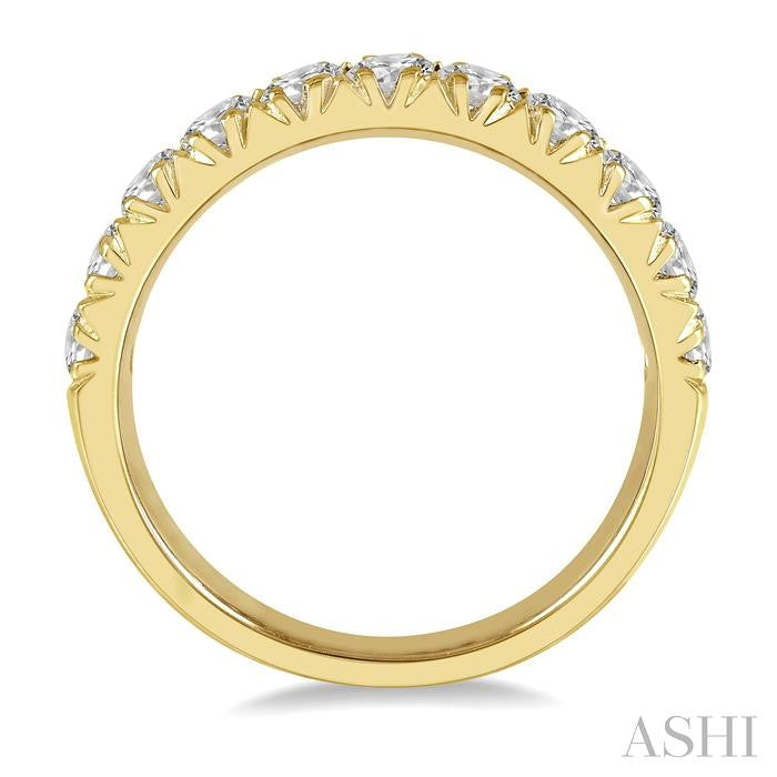 11 Stone Diamond Wedding Band
