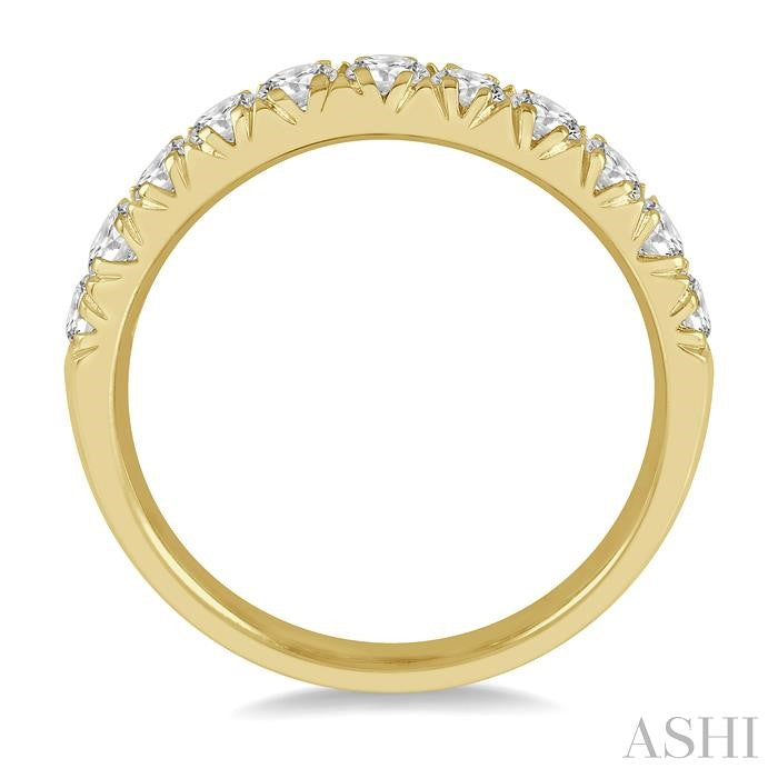 11 Stone Diamond Wedding Band