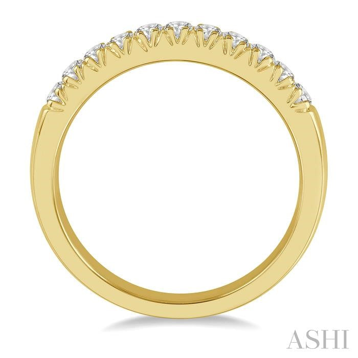 11 Stone Diamond Wedding Band