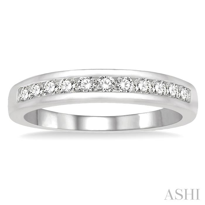 11 Stone Channel Set Diamond Wedding Band
