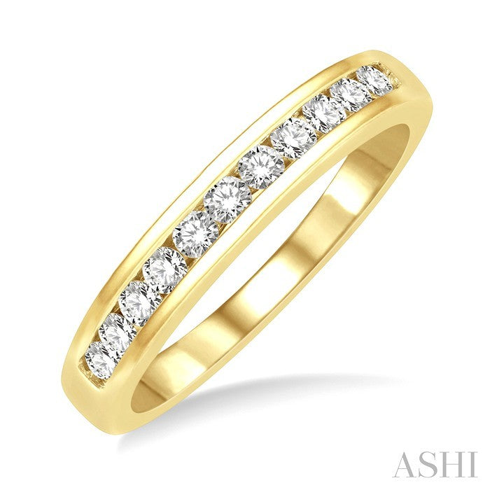 11 Stone Channel Set Diamond Wedding Band