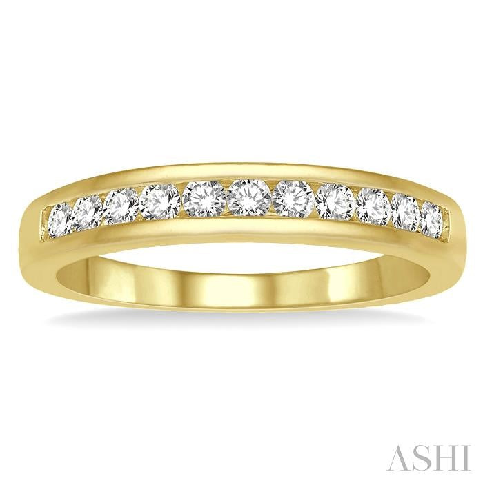 11 Stone Channel Set Diamond Wedding Band