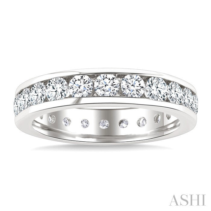 Channel Set Eternity Diamond Wedding Band